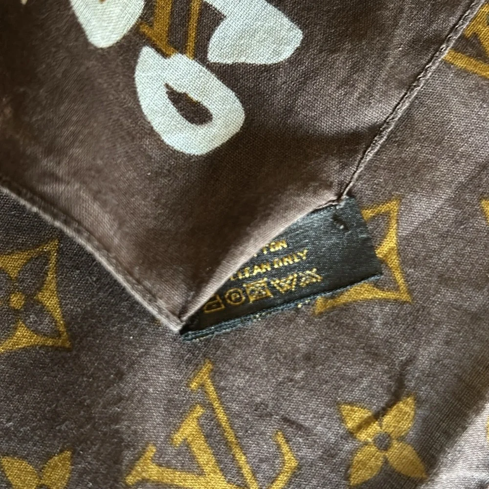 Louis Vuitton Stephen Sprouse Graffiti bandanna - RARE white graffiti writing